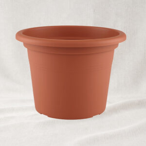 Ghiveci Venezia cilindric 25cm, culoarea terra