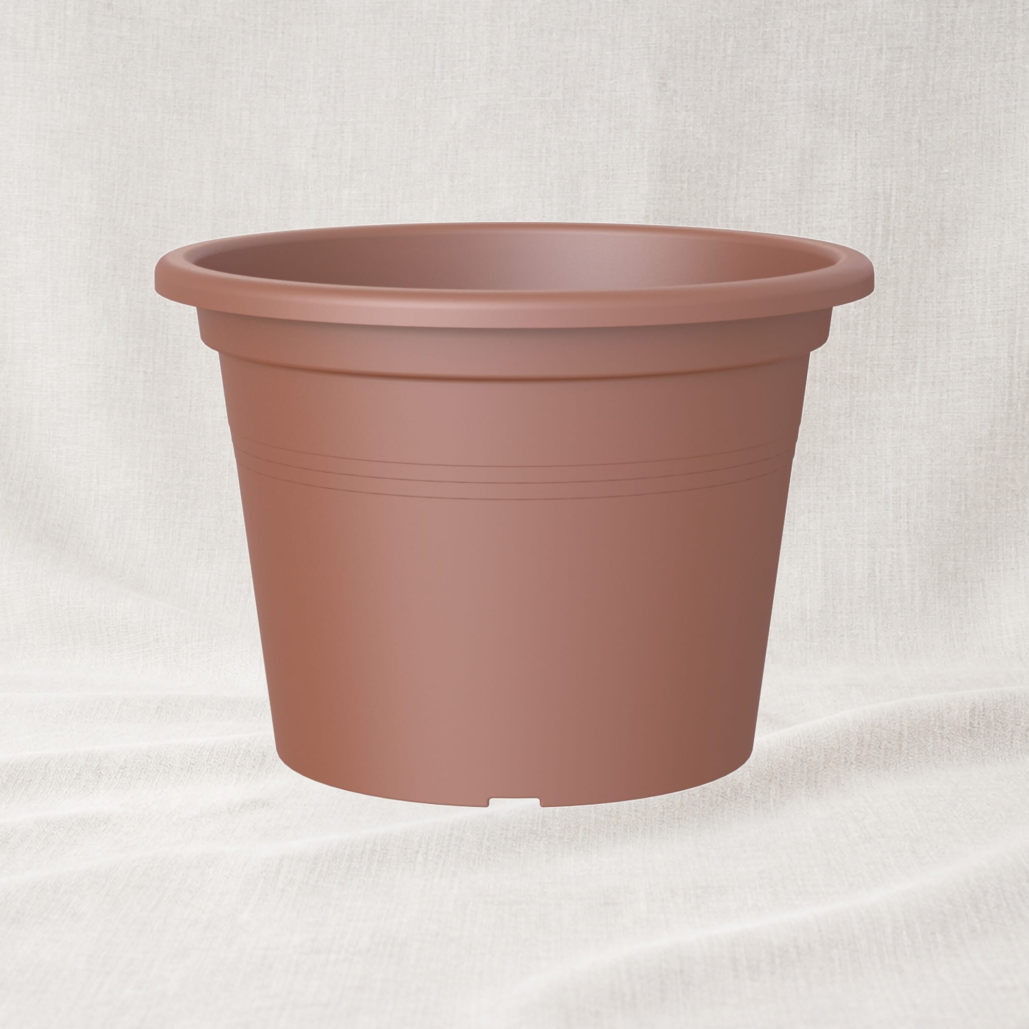Ghiveci Venezia cilindric 20cm, culoarea terra