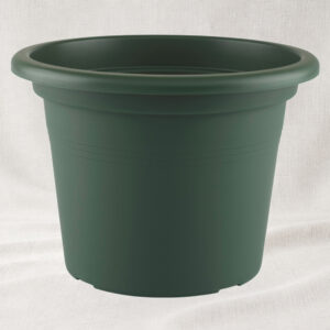 Ghiveci Venezia cilindric 20cm, culoarea verde inchis