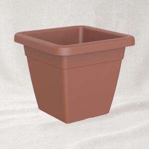 Ghiveci patrat Venezia 40cm, culoarea terra