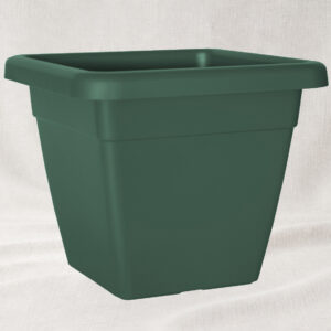 Ghiveci patrat Venezia 30cm, culoarea verde inchis