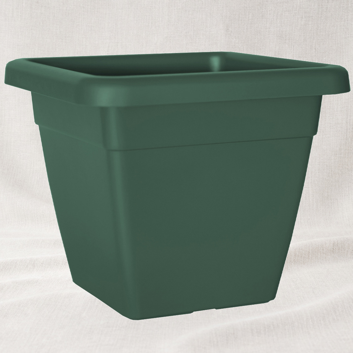Ghiveci patrat Venezia 30cm, culoarea verde inchis
