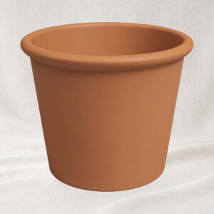 Ghiveci ceramic Saramago Cilindro 39cm, culoarea natural