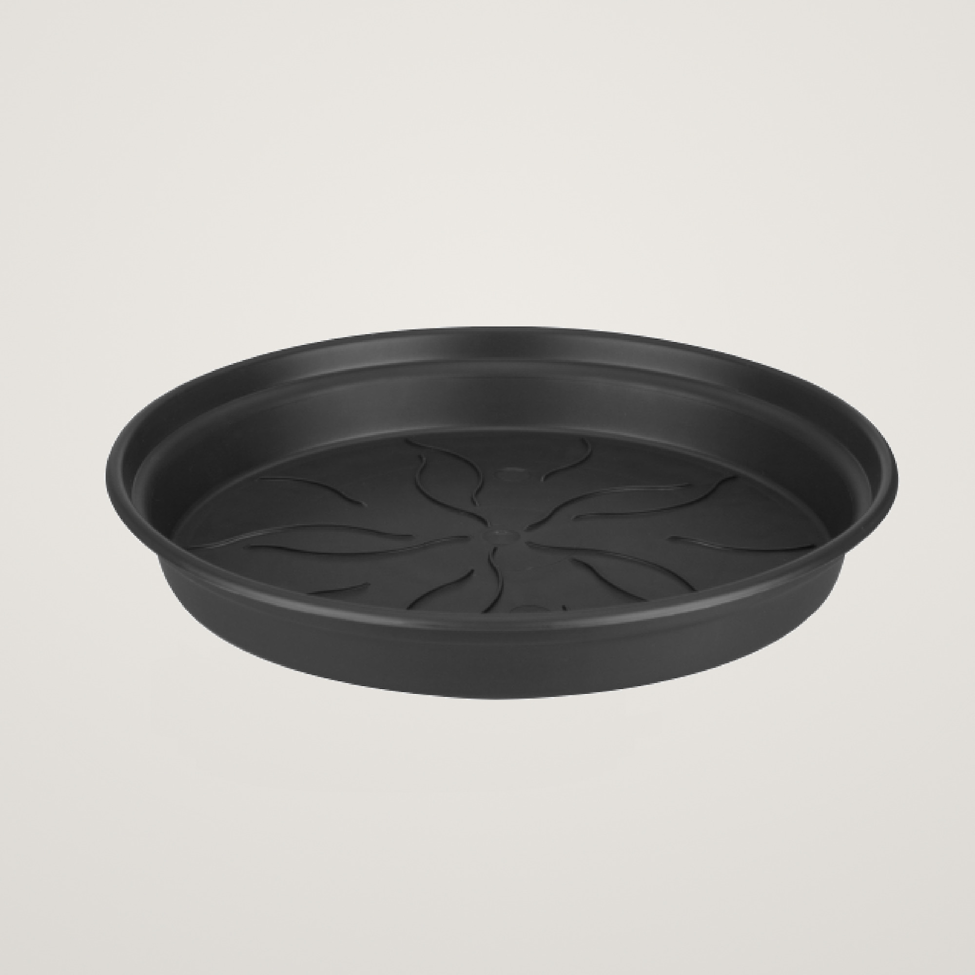 green basics saucer 34cm living black