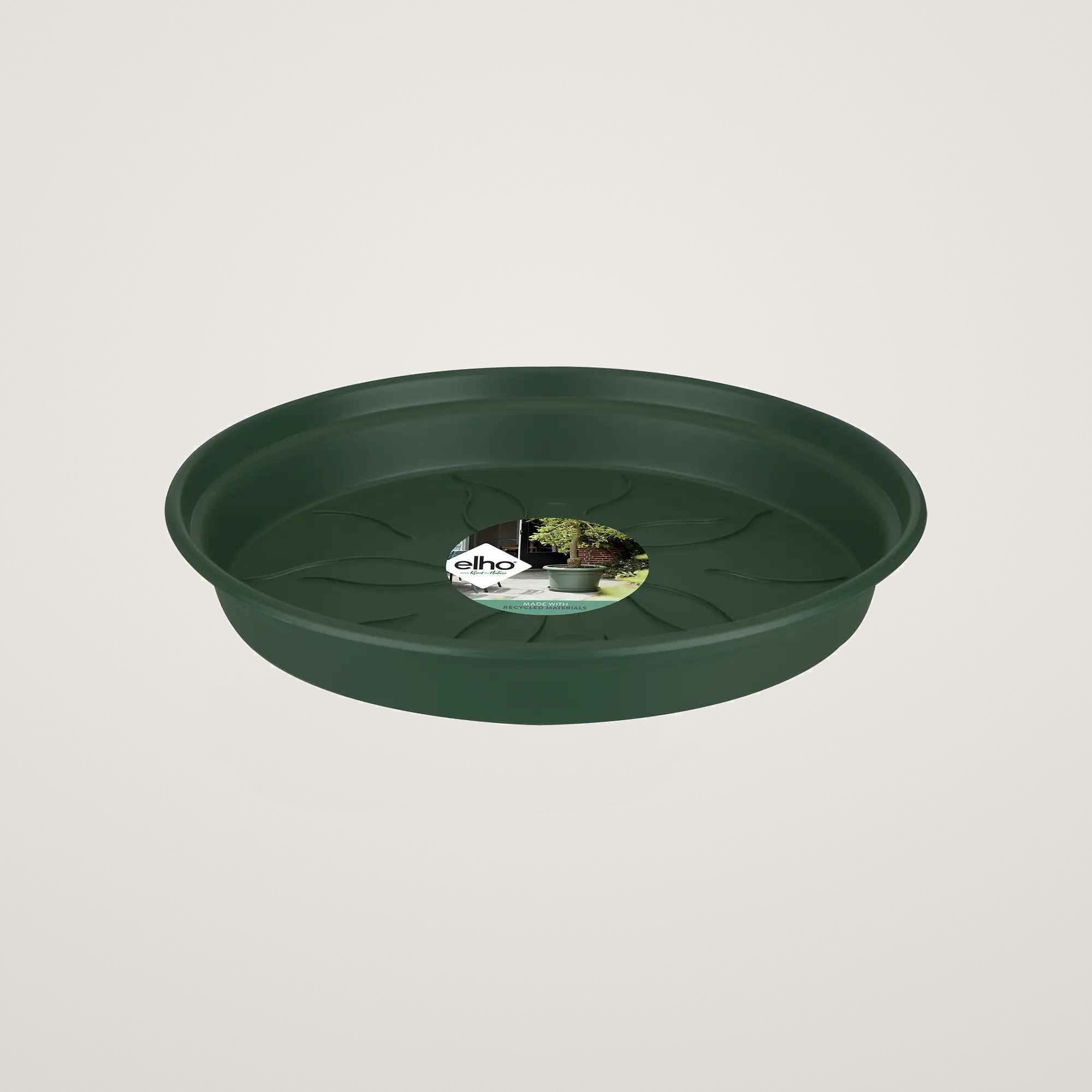 green basics saucer 41cm leaf green - imagine 3