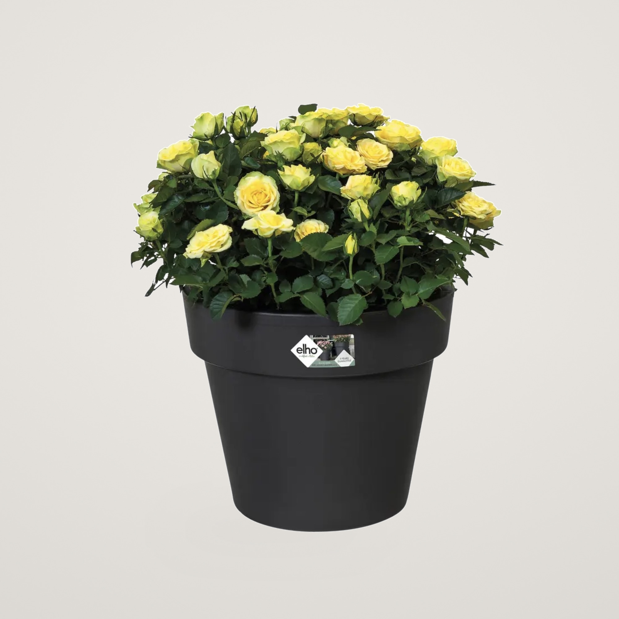green basics top planter 40cm living black - imagine 3