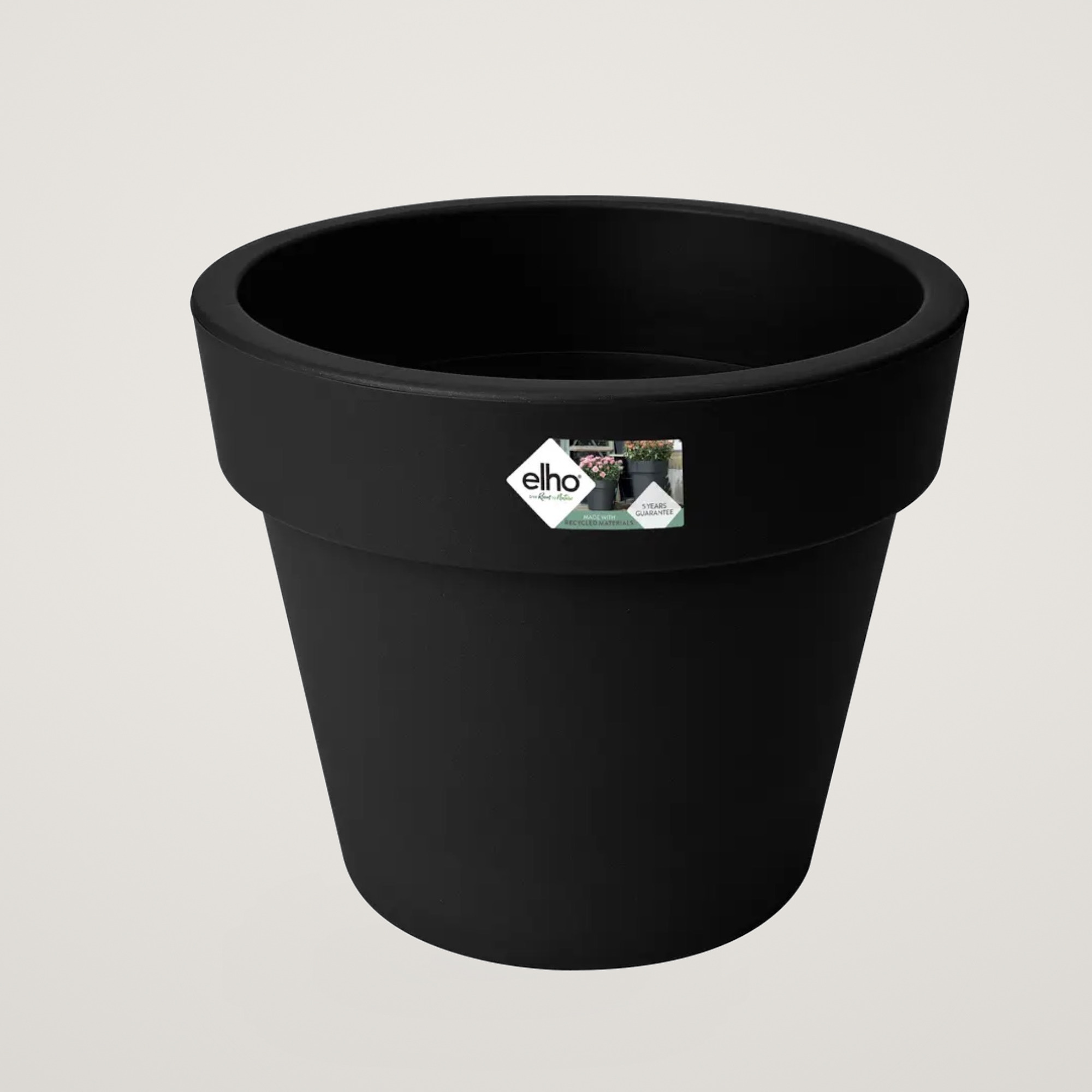 green basics top planter 40cm living black - imagine 4