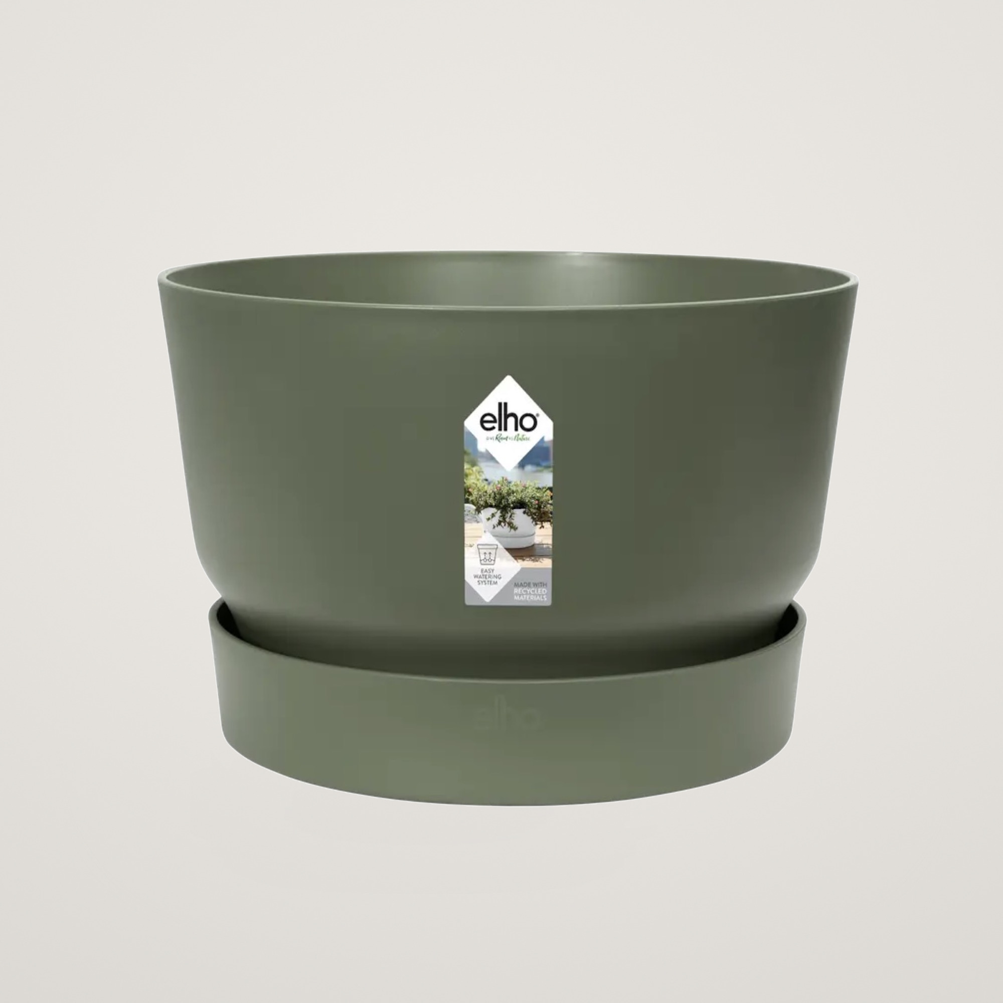 greenville bowl 33cm leaf green