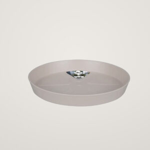 loft urban saucer round 17cm warm grey