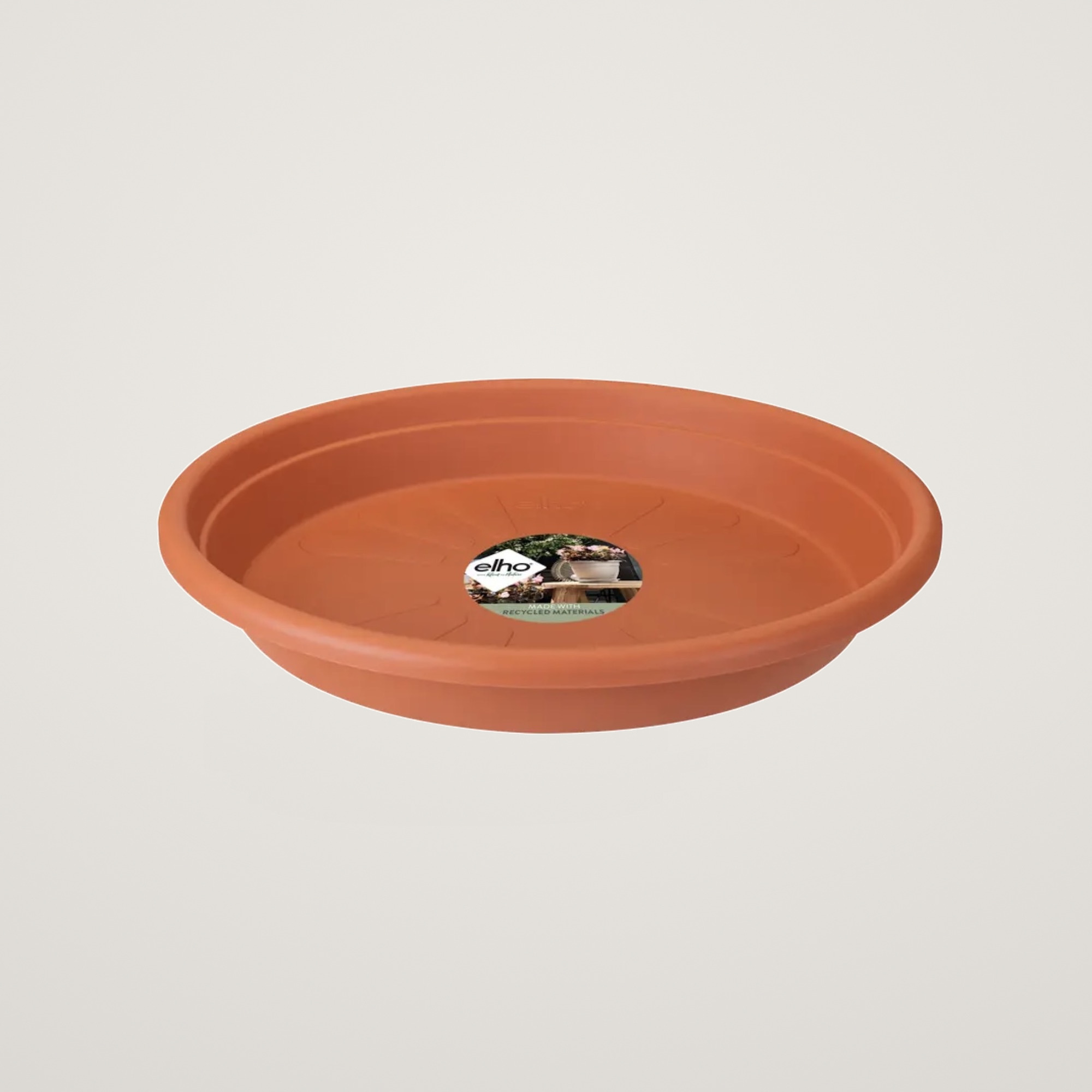 universal saucer round 40cm terra