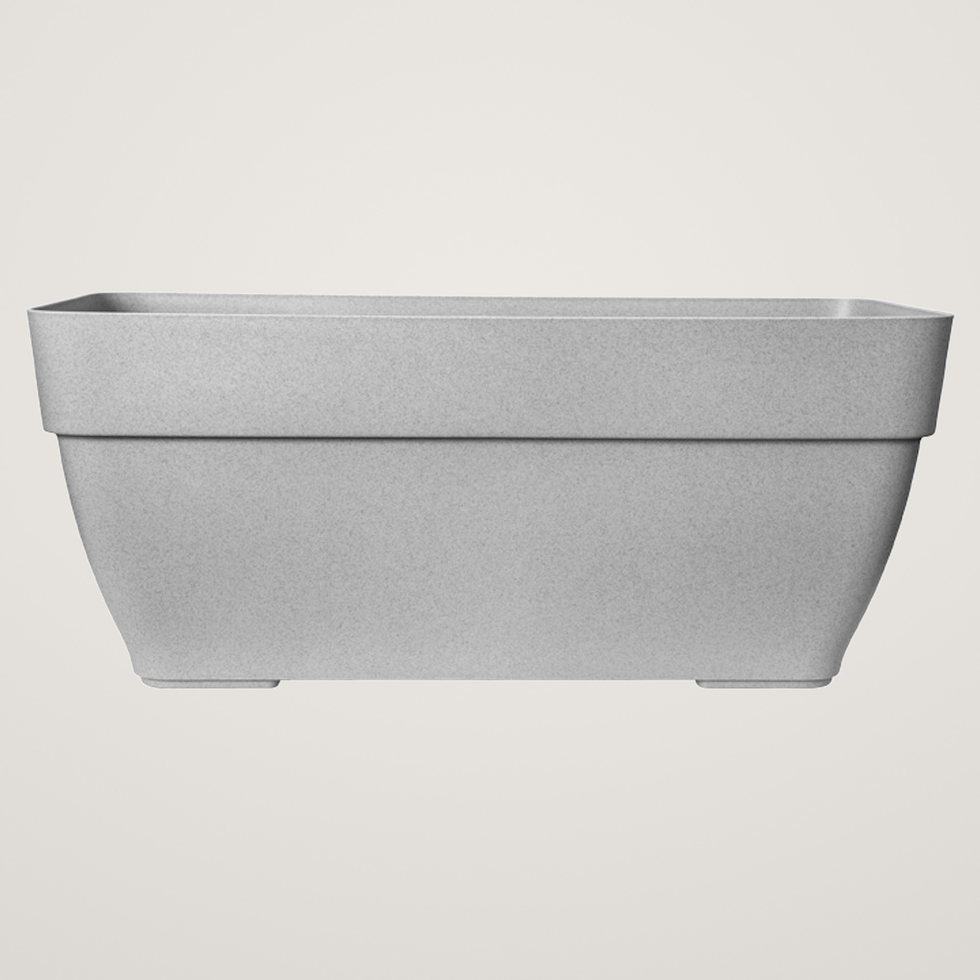 Jardiniera pentru terasa vibia campana 80cm, culoare gri-beton - imagine 2