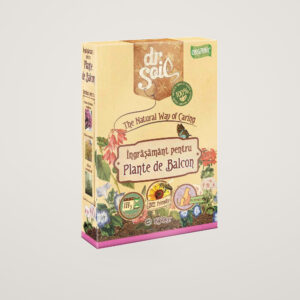 Ingrasamant granulat organic Dr.Soil pentru plante de balcon, la cutie de 850gr, pentru uz hobby