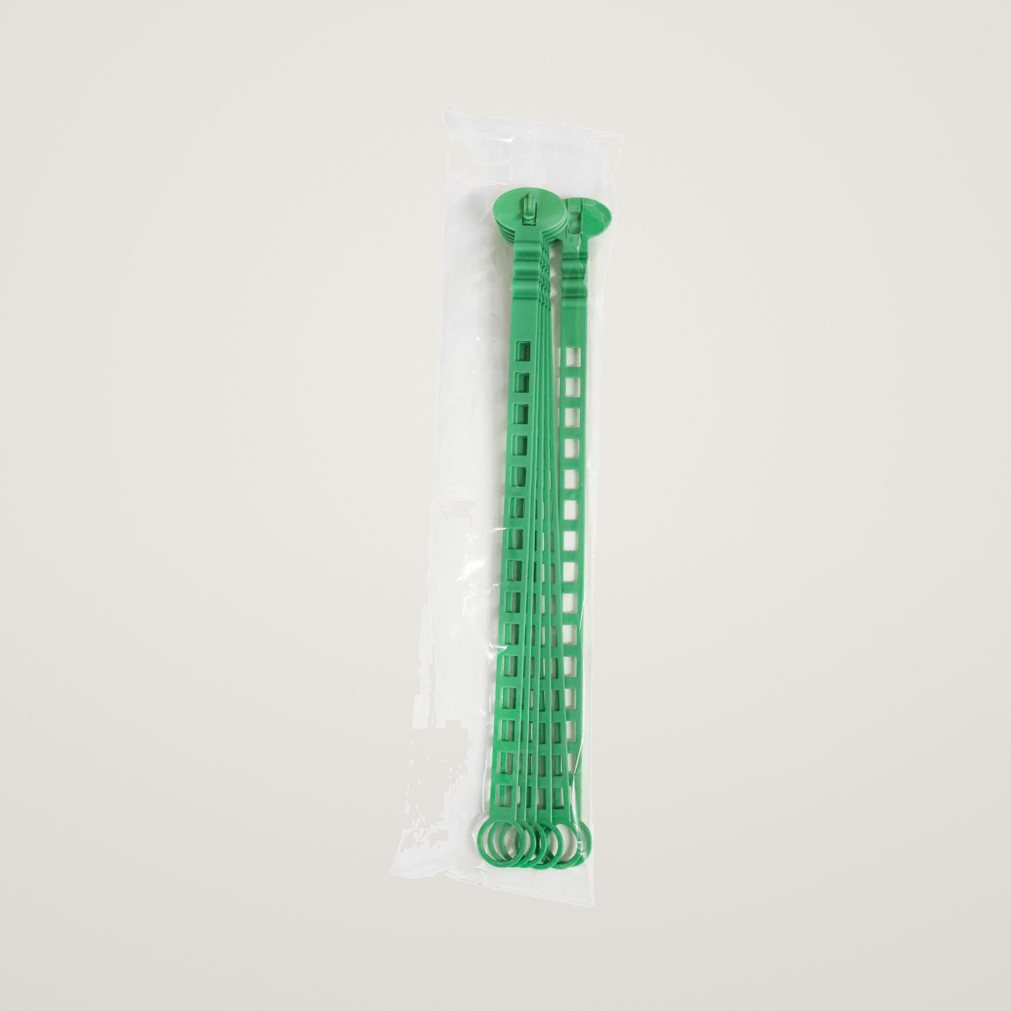 Set 6 Coliere de palisare, XL (343mm) diametru min/max de prindere 20/55mm, culoare verde
