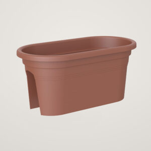 Jardiniera de balcon Venezia 60cm, culoarea terra