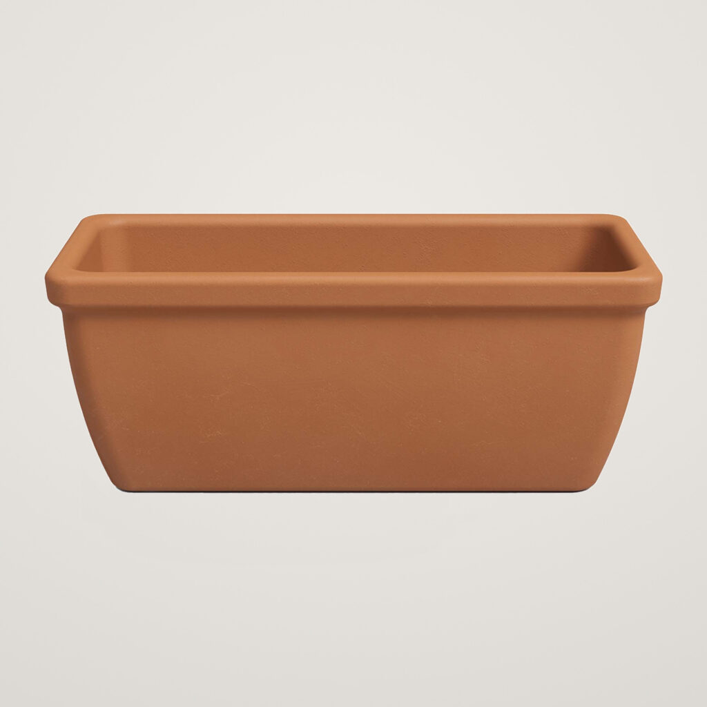 Jardiniera din teracota Siza 62cm, culoarea natural