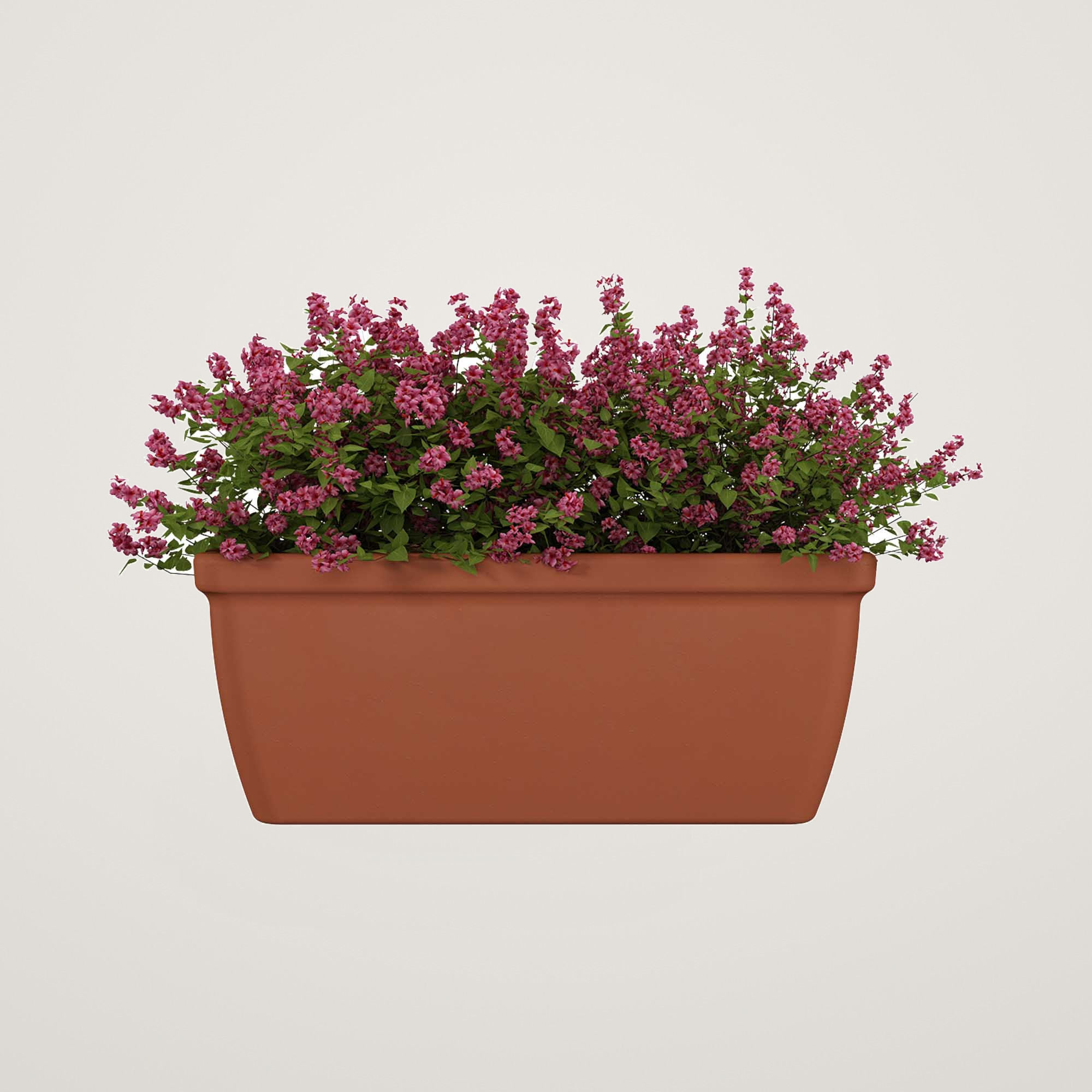 Jardiniera din teracota Siza 62cm, culoarea natural - imagine 3