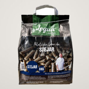 Peleti din lemn de stejar pentru gratar si afumatoare Legua, pentru peste gras, carne rosie si carne de vanat 3kg