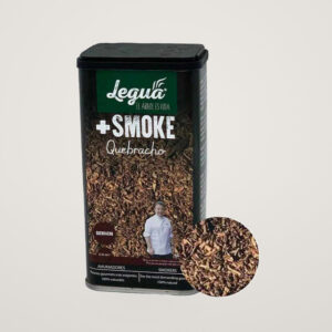 Rumegus din Quebrancho pentru afumat Legua +SMOKE - , la recipient de 360 ml, pentru aromatizarea prin afumare a carnii de miel, vita, porc si vanat