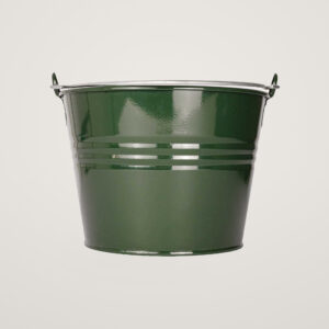 Galeata cu maner din metal Mary's Garden Supplies 22 cm, culoarea verde
