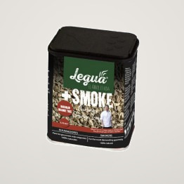 Rumegus pentru afumat din lemn de Portocal Legua +SMOKE - , la recipient de 160 ml, pentru aromatizarea prin afumare a carnii de peste, moluste si fructe de mare