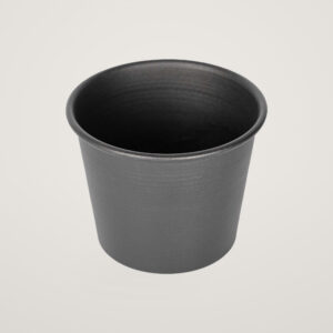 Ghiveci metalic Mary's Garden Supplies 7.5 cm, culoarea negru