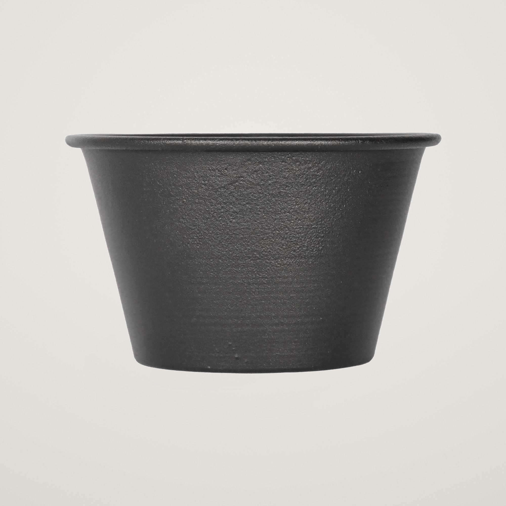 Ghiveci metalic Mary's Garden Supplies 11.5 cm, culoarea negru - imagine 2