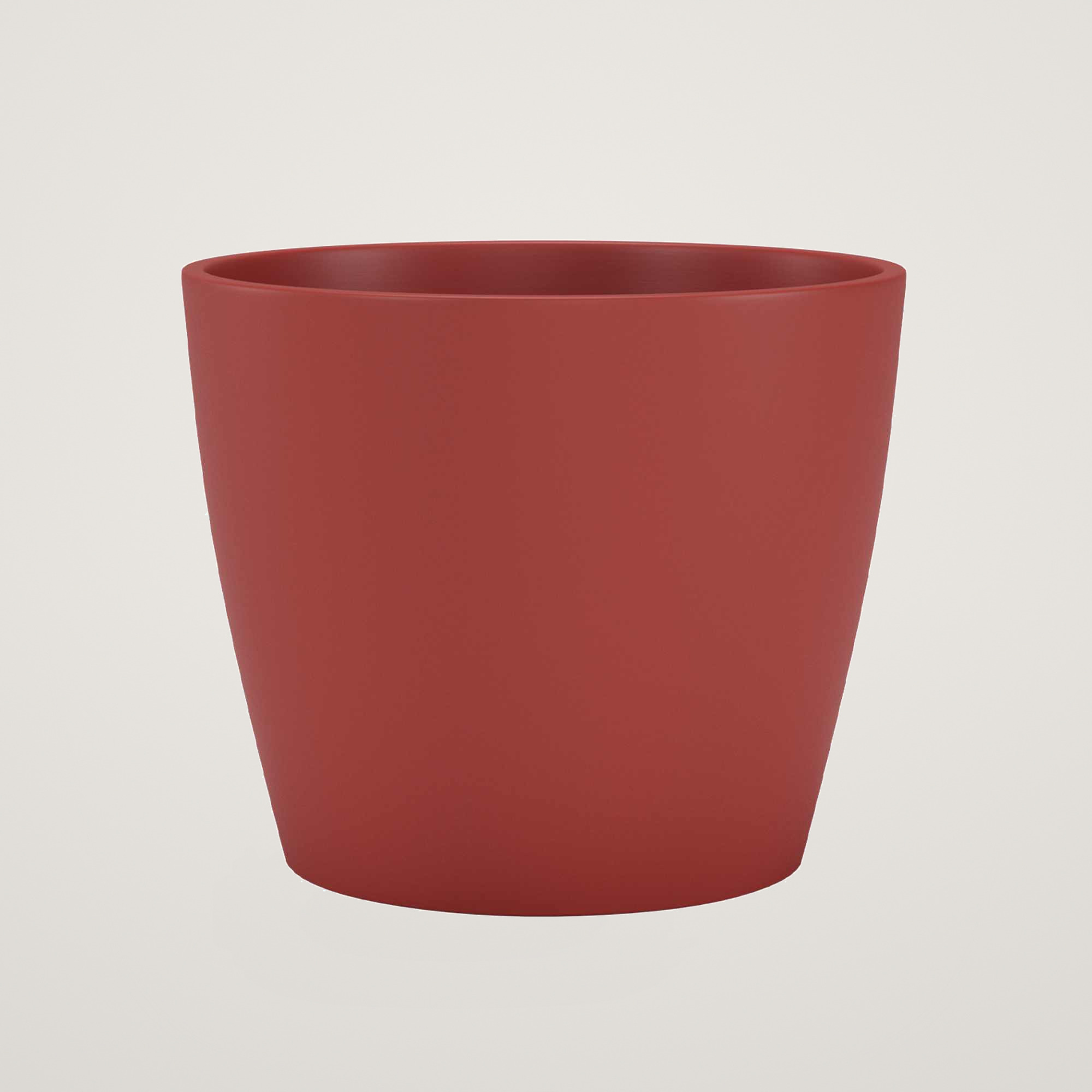 Ghiveci ceramic Nubia 20 cm, culoarea rosu