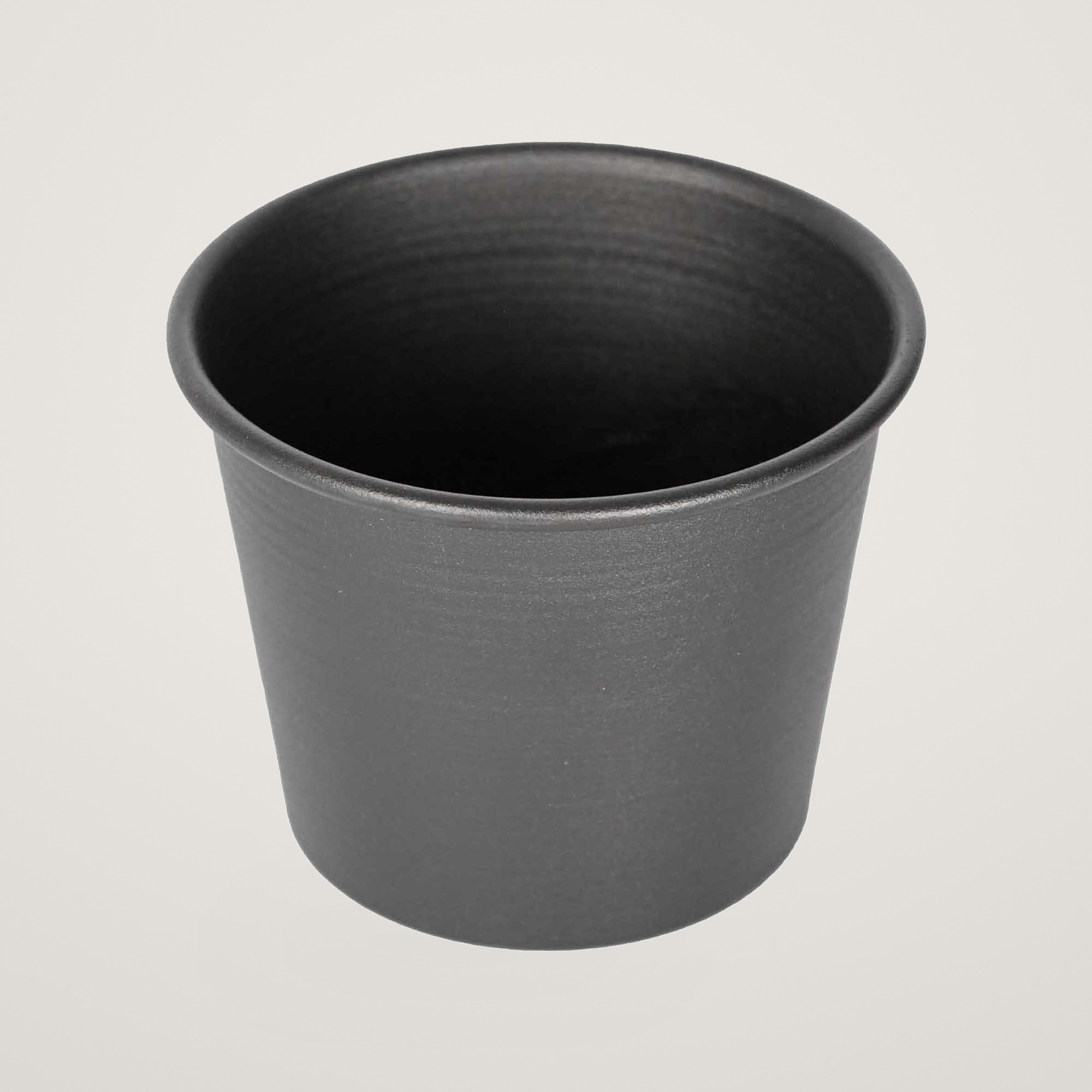 Ghiveci metalic Mary's Garden Supplies 13 cm, culoarea negru