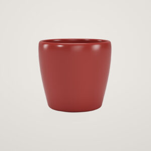 Ghiveci ceramic Nubia pentru Cactusi 10 cm, culoare rosu