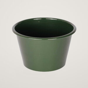 Ghiveci metalic Mary's Garden Supplies 11.5 cm, culoarea verde