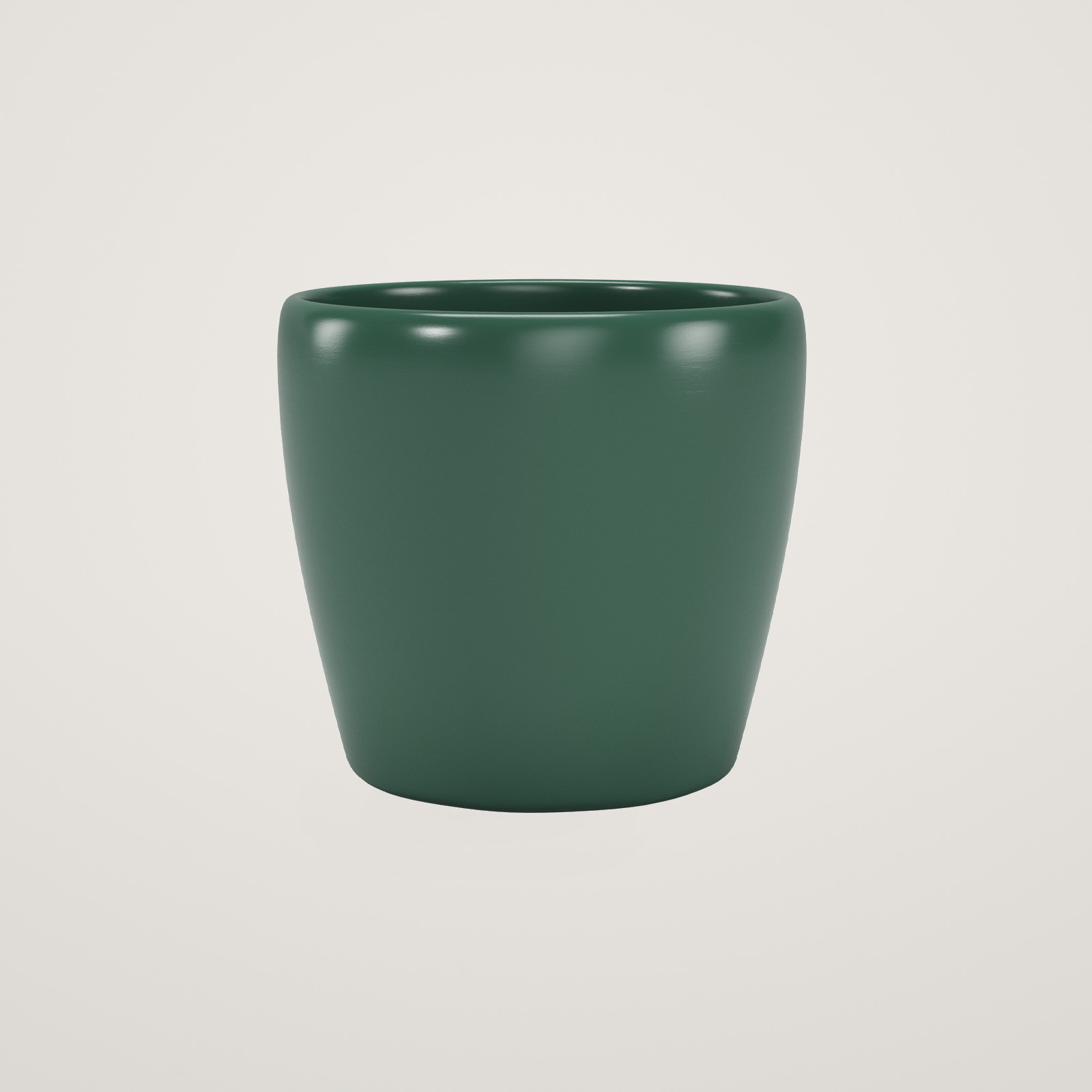Ghiveci ceramic Nubia pentru Cactusi 8 cm, culoare verde
