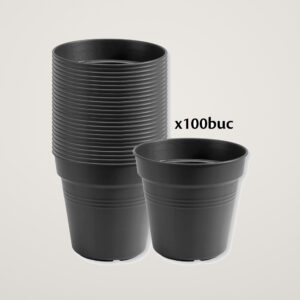 Ghiveci productie 12 cm, set 10 buc