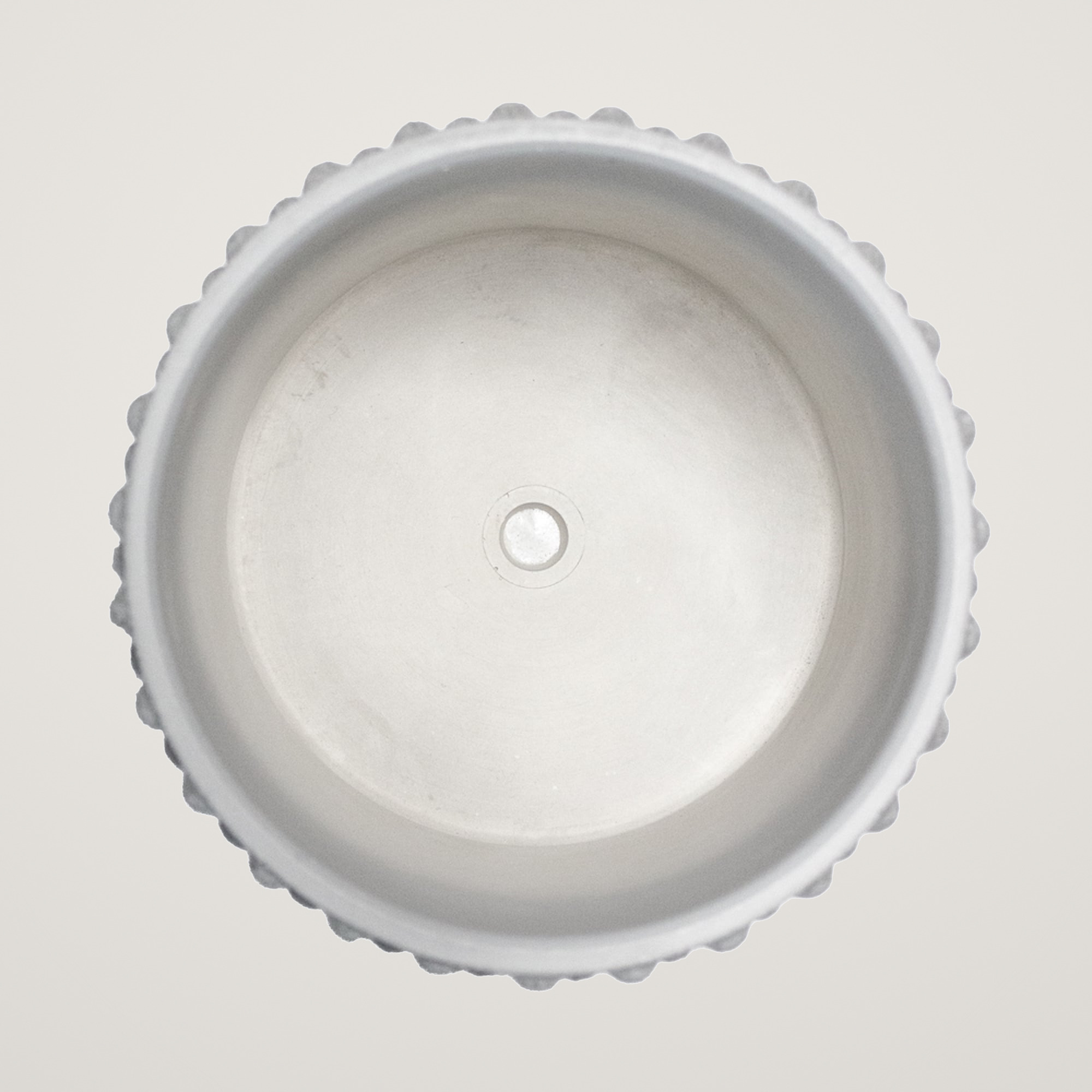 Ghiveci ceramic cu farfurioara Drangee Grey - imagine 3