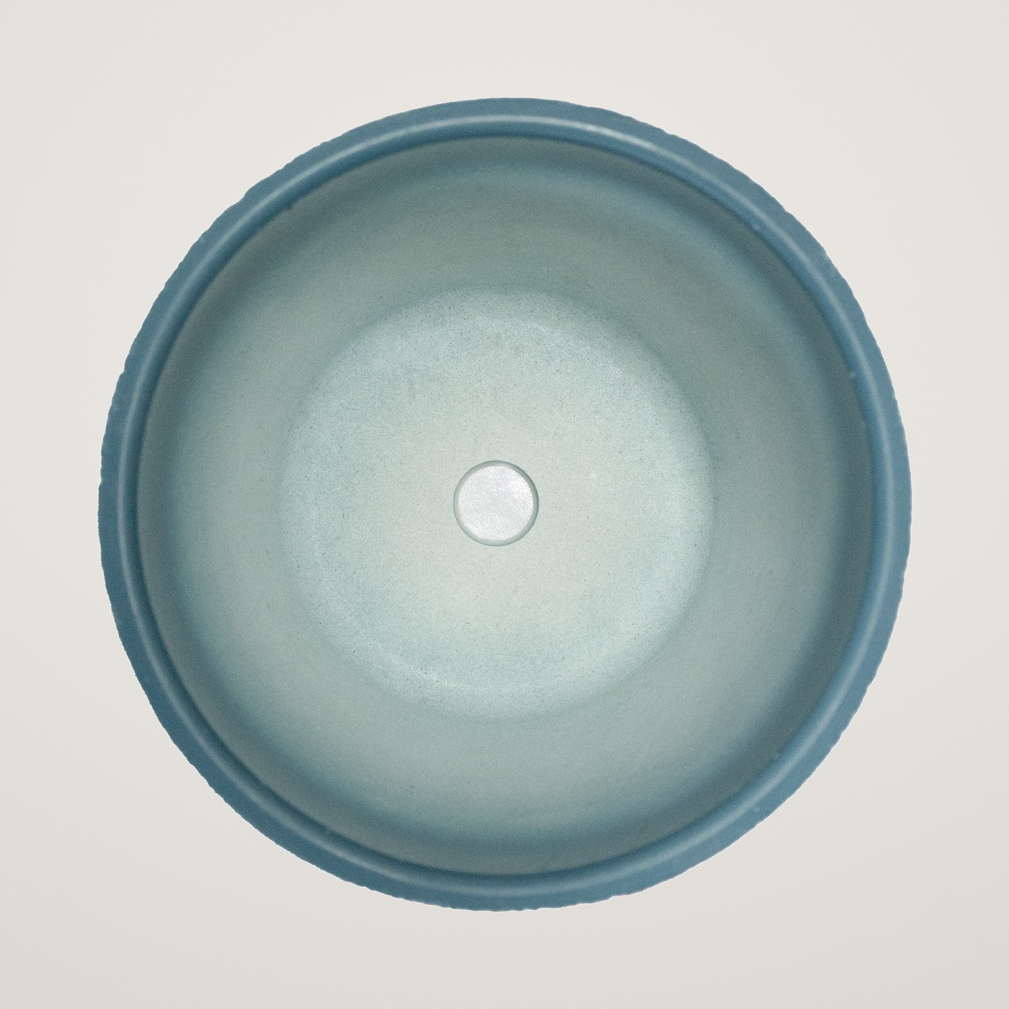 Ghiveci ceramic cu farfurie Metro Sea Wave - imagine 3
