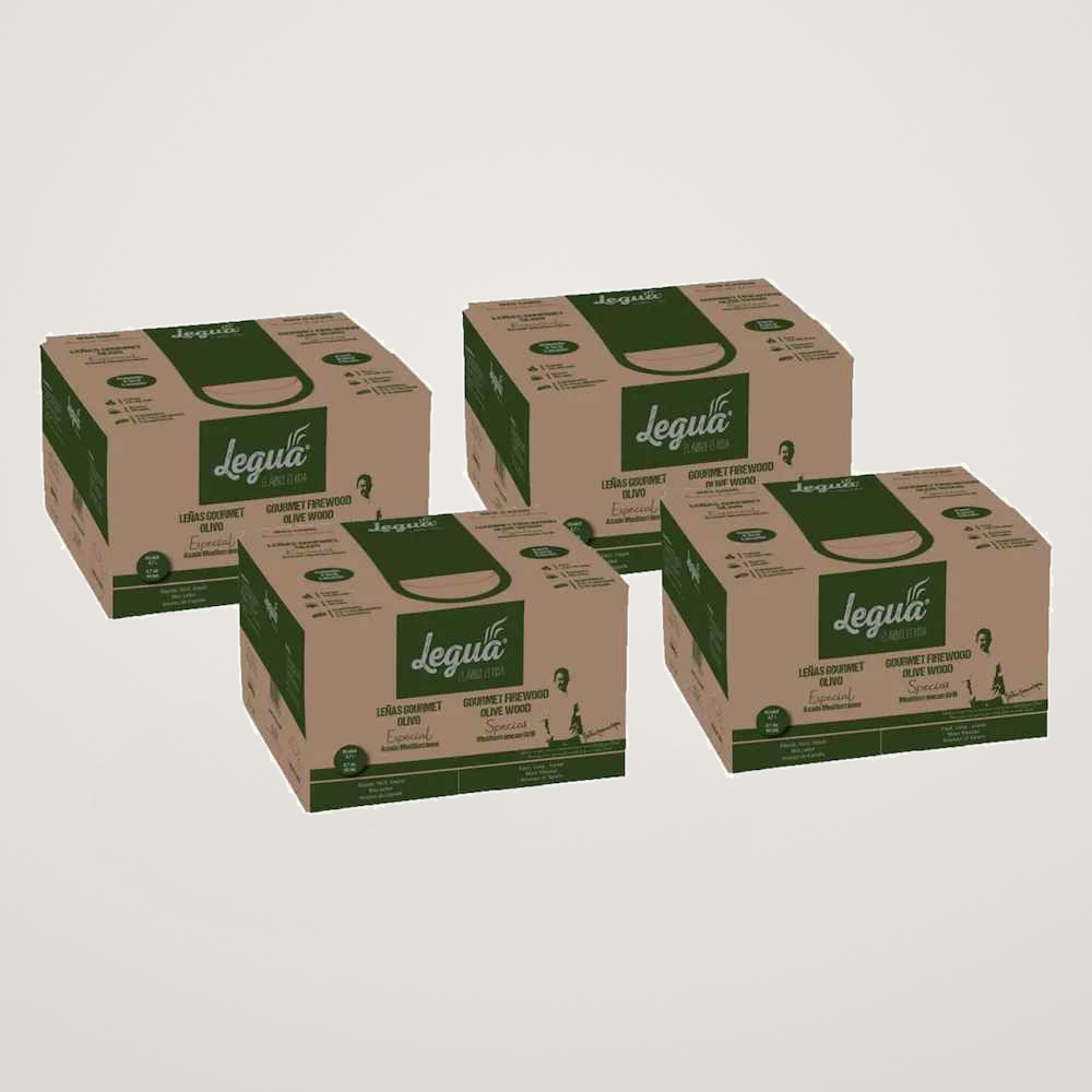 Lemne de foc Gourmet, din lemn uscat de Maslin Legua, la sac de 8,7L, pentru legume, peste sau carne la gratar - imagine 5
