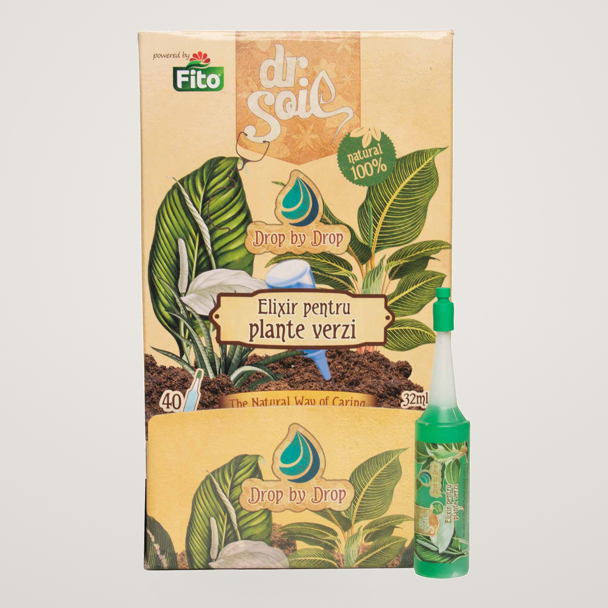 Elixir Dr.Soil Drop by Drop pentru plante verzi, fiola de 32 ml - hrana pentru 2-4 saptamani - imagine 4