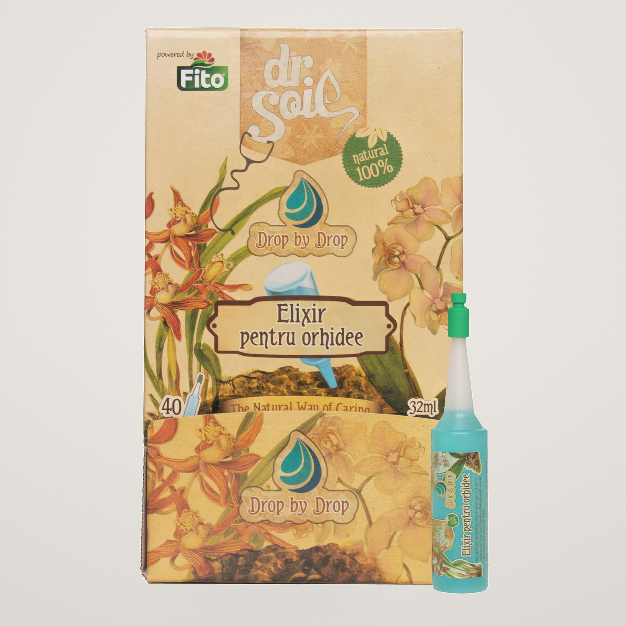 Elixir Dr.Soil Drop by Drop pentru orhidee, fiola de 32 ml - hrana pentru 2-4 saptamani - imagine 4