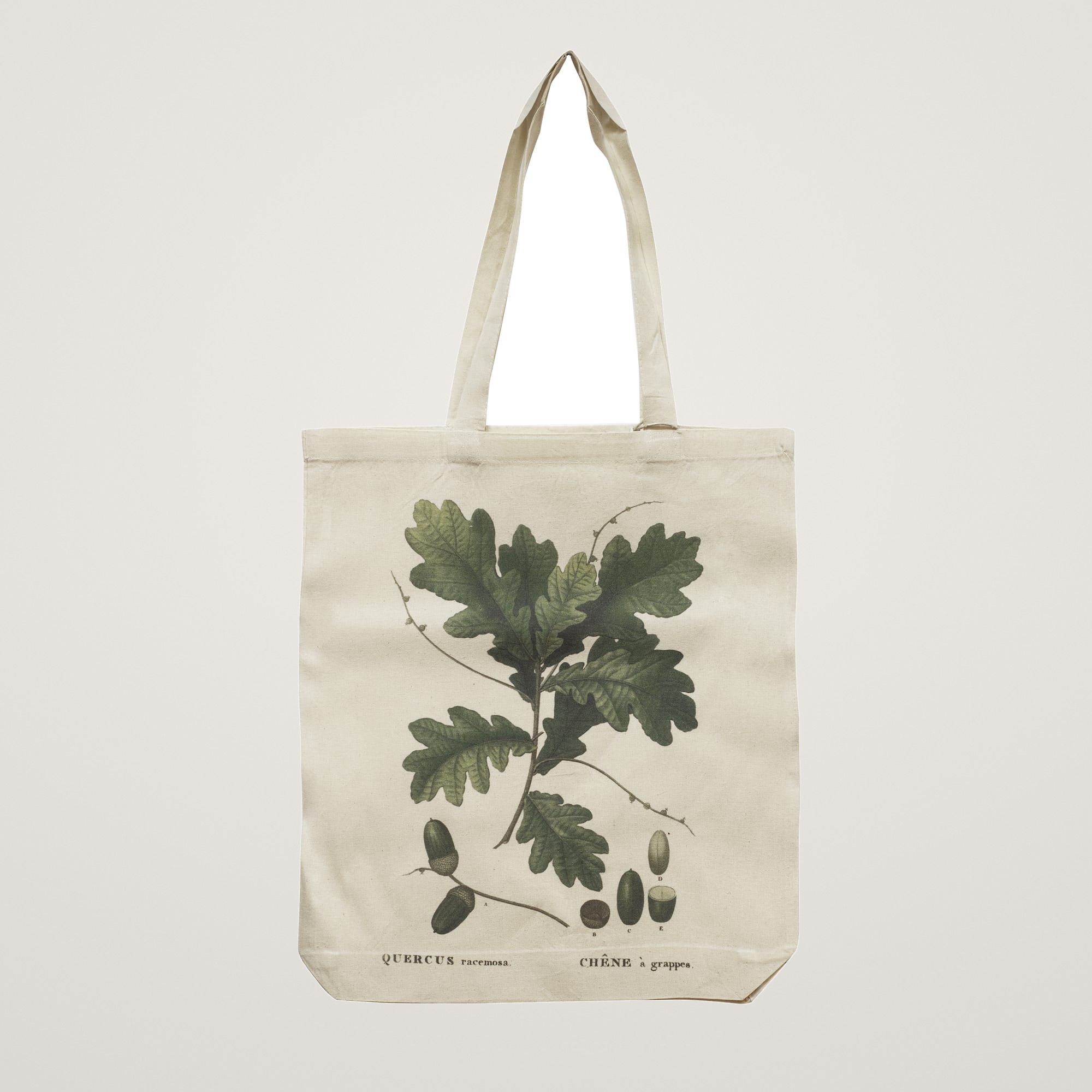 Sacosa de panza cu imprimeu botanic 38 x 42 cm - acorn