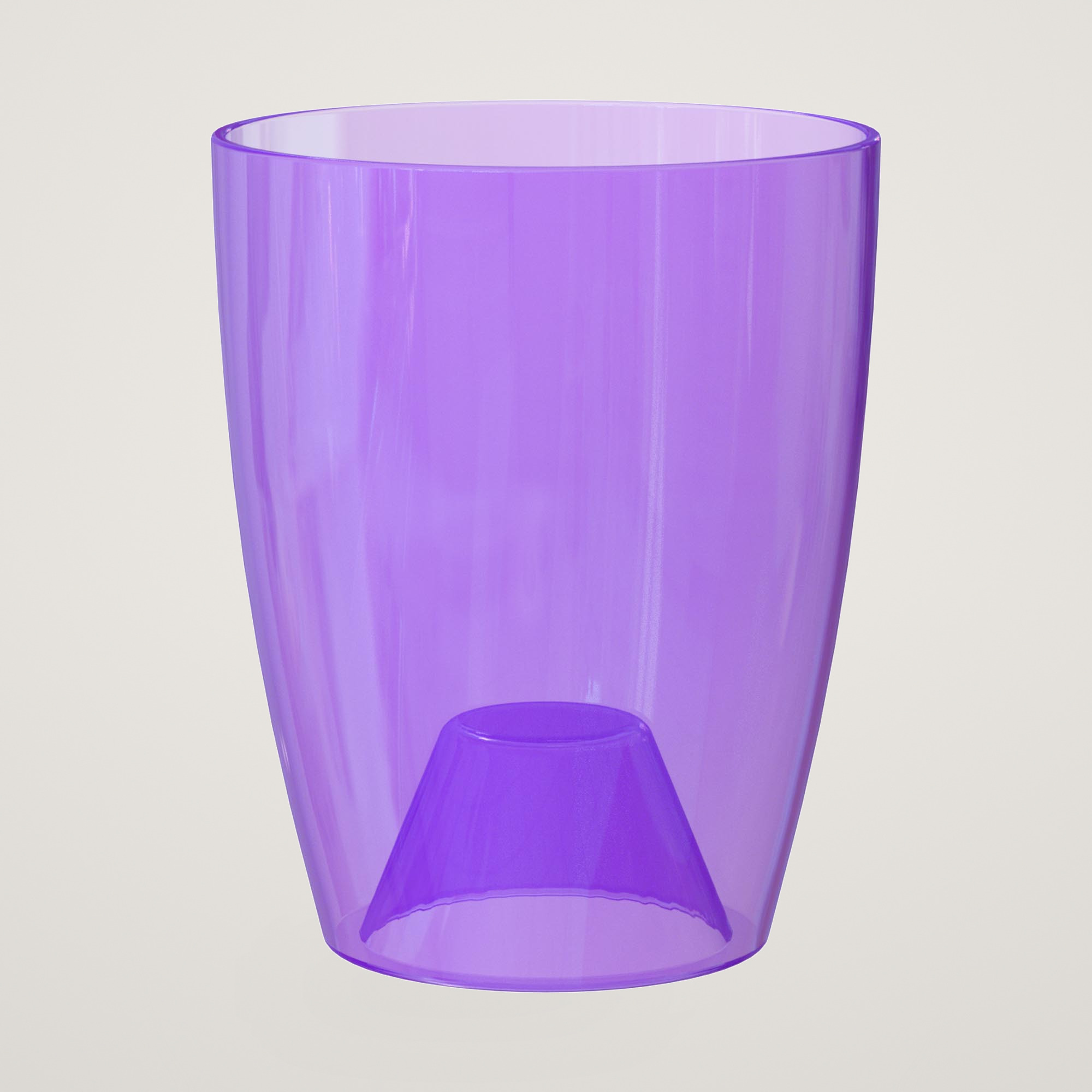Masca pentru orhidee Fiji 12,5cm Purple Transparent
