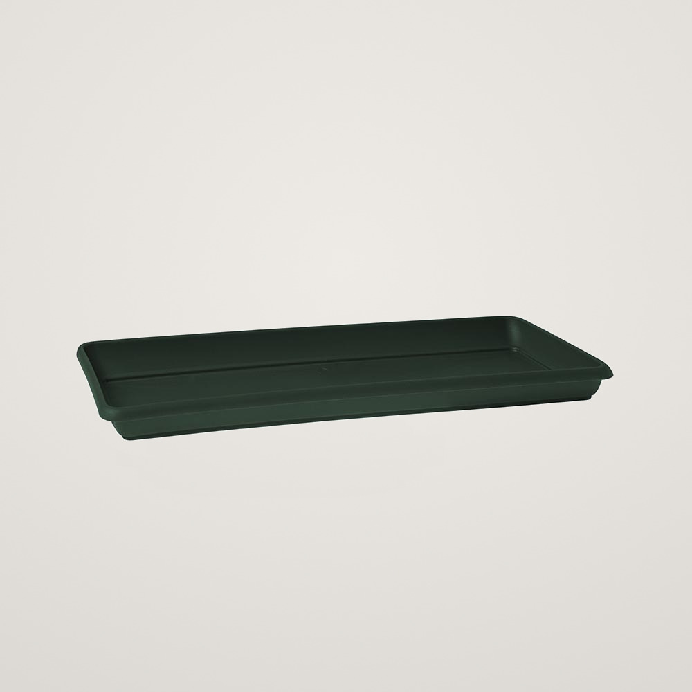 Farfurie pentru jardiniera Venezia XL 80cm, culoarea verde inchis - imagine 6