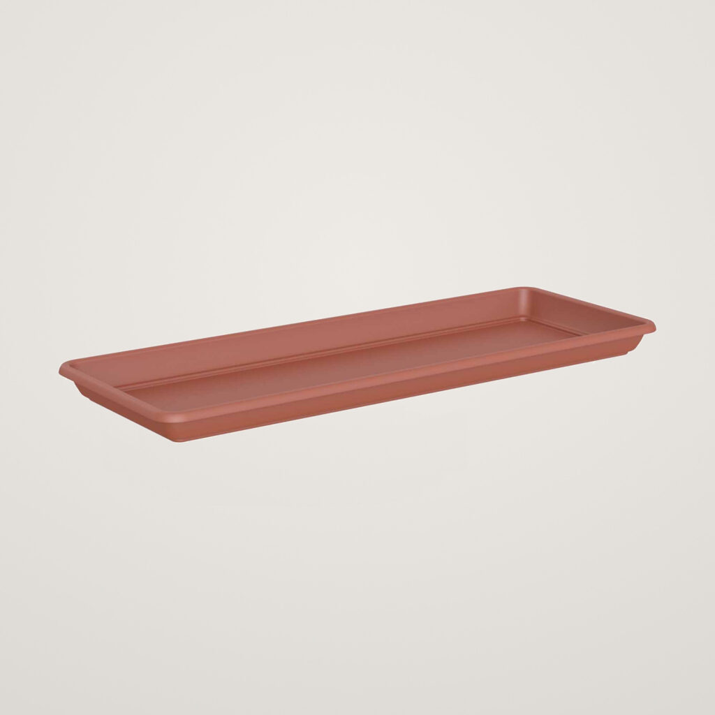 Farfurie pentru jardiniera Venezia XL 80cm, culoarea terra