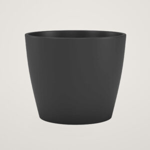 Ghiveci ceramic Nubia 15cm, culoarea BLACK