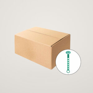 Coliere de palisare, M (175mm) diametru min/max de prindere 15/35mm, culoare verde - cutie 2000 buc
