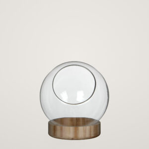 Edelman Bol Manhattan (lemn)transp. cu dimensiunea 20.5*19 cm