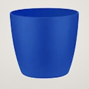 Masca de ghiveci Elho brussels round mini 10,5cm culoare royal blue