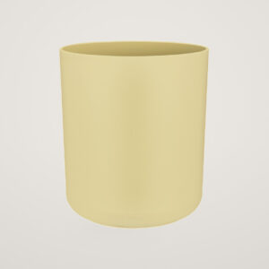 Masca de ghiveci B. for soft pentru orhidee 12,5 cm Chalk Yellow