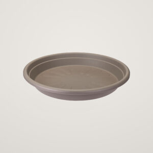 Farfurie rotunda cu diametrul de 25 cm taupe
