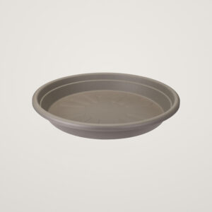 Farfurie rotunda cu diametrul de 35 cm taupe
