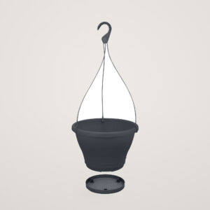 Ghiveci agatator Corsica hanging basket 30 cm anthracit