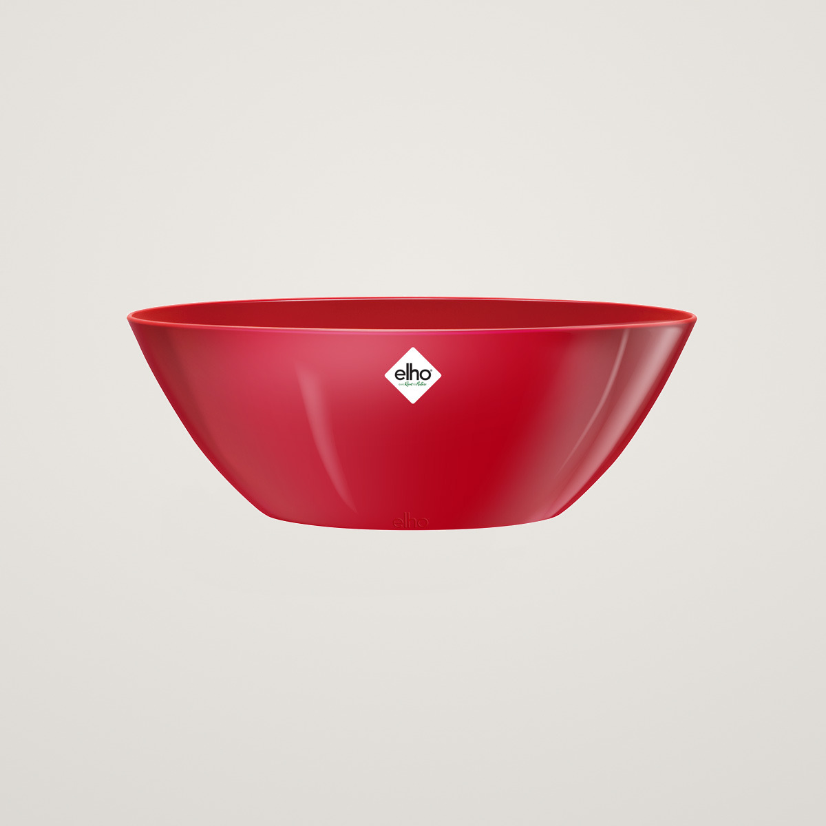 Masca de ghiveci Brussels Diamond Oval cu diametrul de 46 cm pentru plante de interior rosu - imagine 2